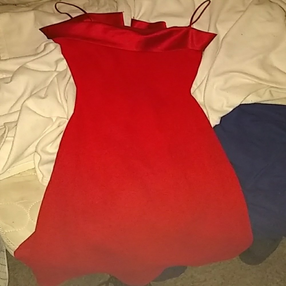 A red dress